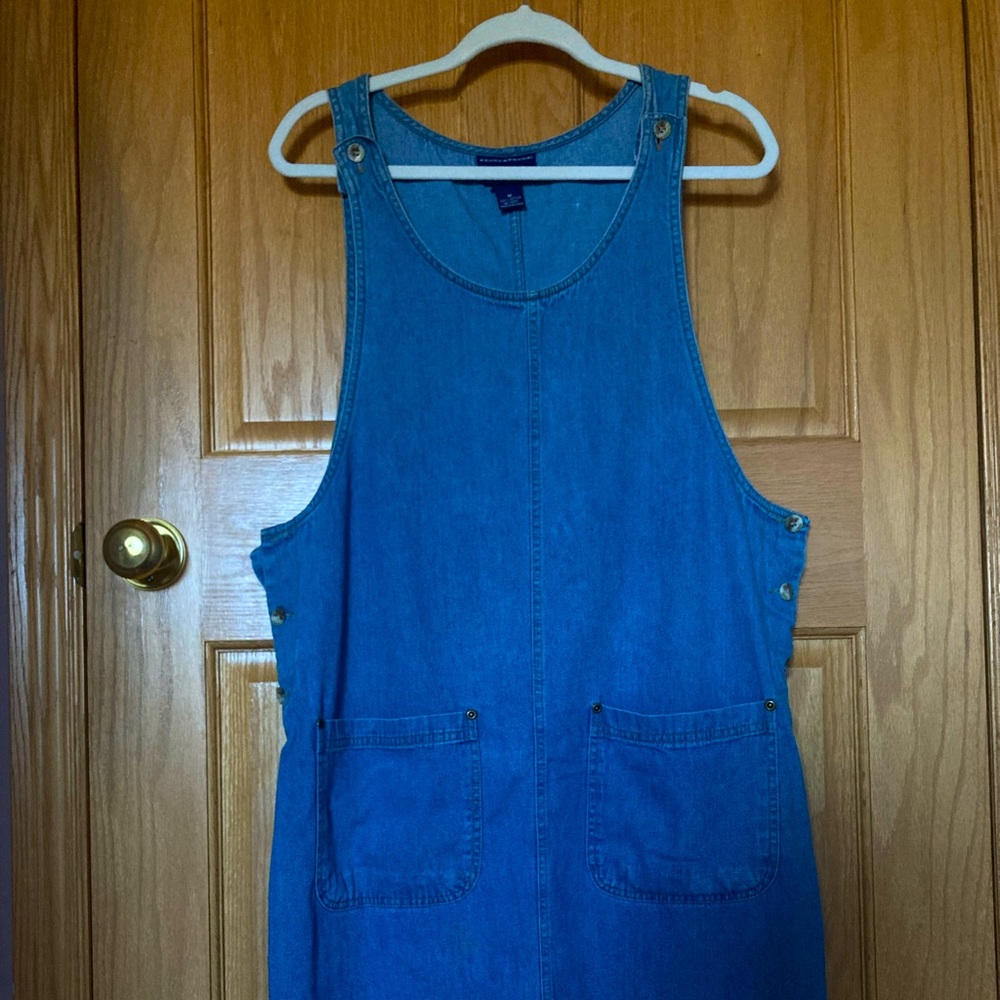 Vintage Denim Overall Dress